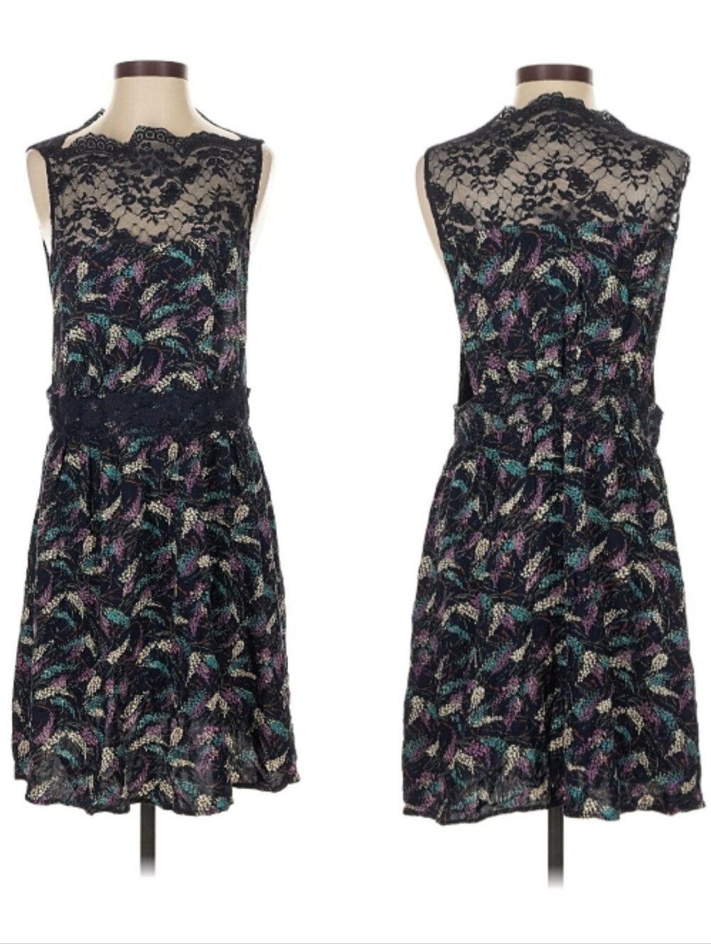free people large floral lace dress